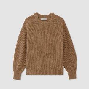 Everlane The Alpaca Crew Sweater in Brown